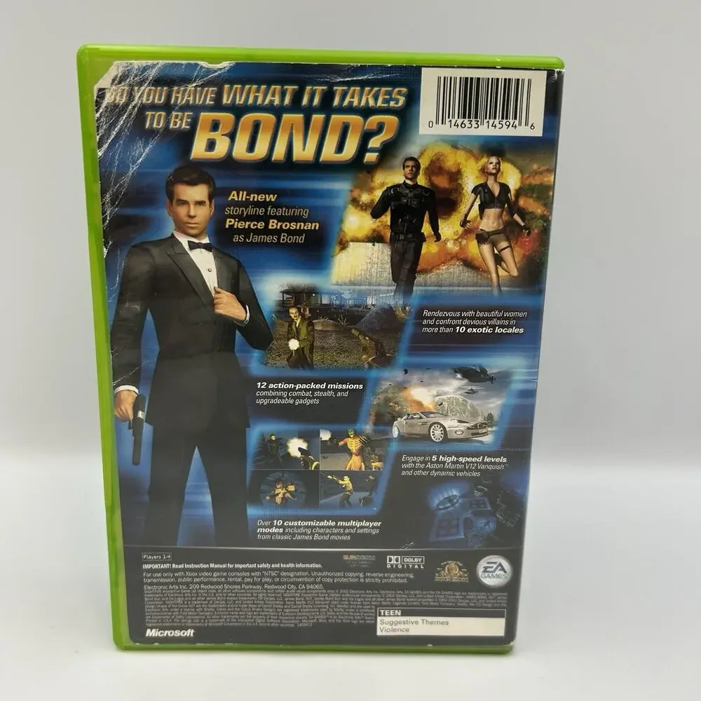 James Bond 007: Nightfire (Microsoft Xbox) Video Game - Complete CIB - Tested